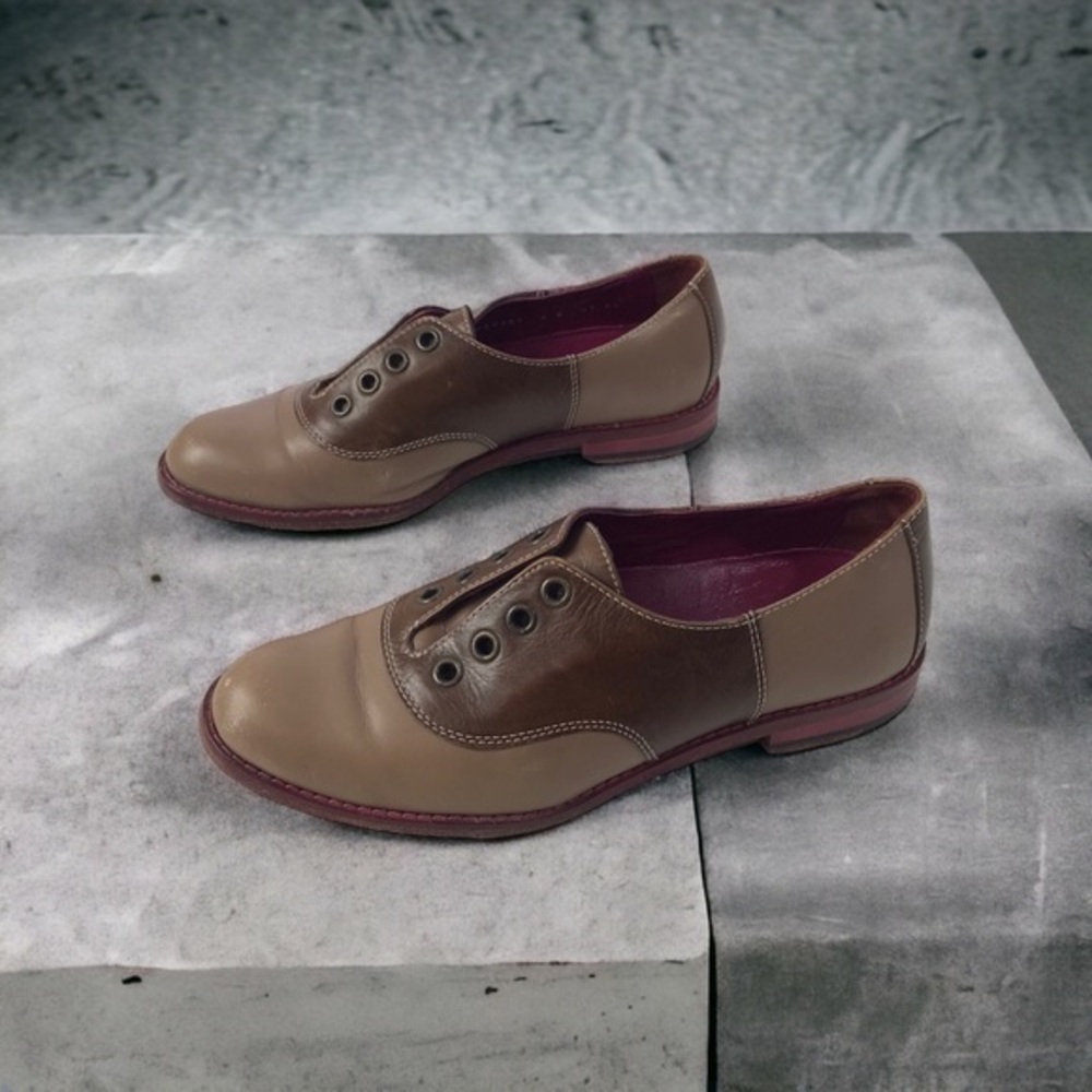 Brown/Tan Cole Haan Saddle Oxford- size 6